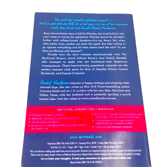 Trouble From The Start by Rachel Hawthorne - Picture 4 of 6